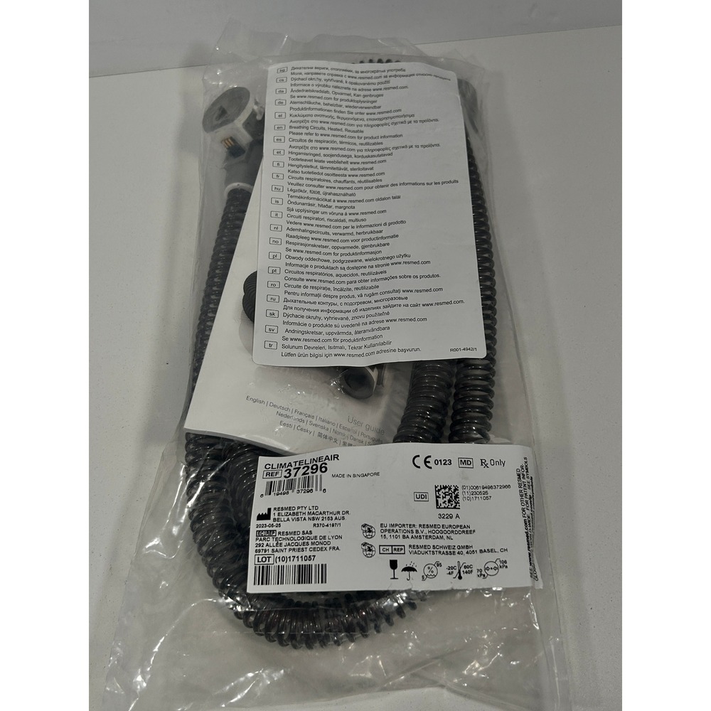 ClimateLineAir Heated Tubing 37296 for Air Sense 10 AirCurve 10 New